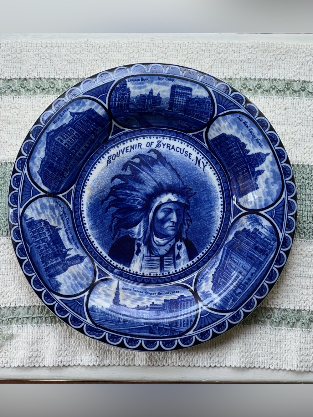 Vintage Rowland & Marsellus Co. Syracuse NY Collector’s Plate